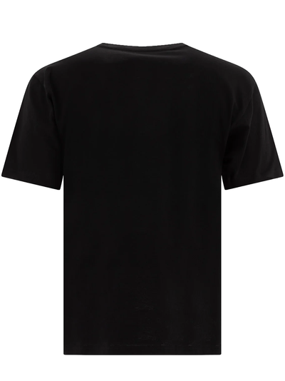 Valentino Small Embroidered Logo T-Shirt in Black