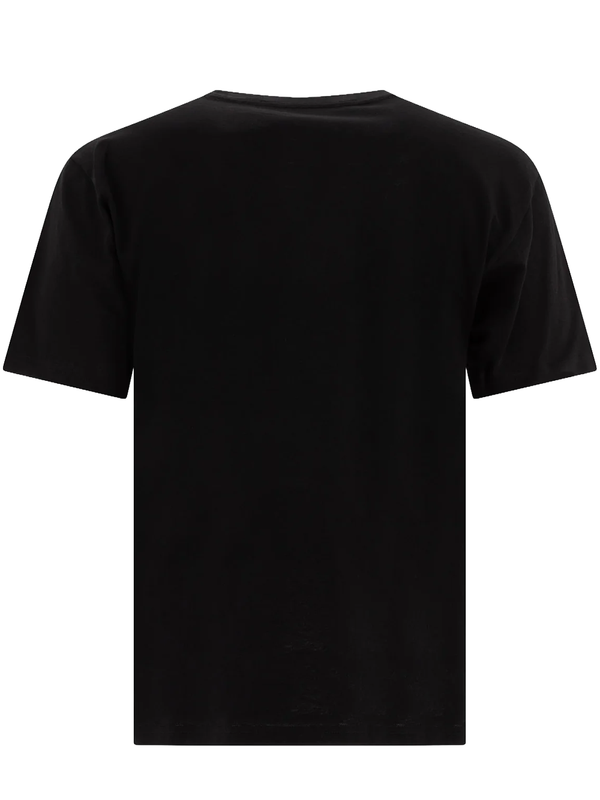 Valentino Small Embroidered Logo T-Shirt in Black