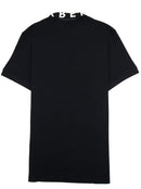 Burberry Ryland Block Collar Writing Polo in Black