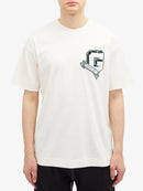 Givenchy Monogram College Embroidered Logo T-Shirt in White
