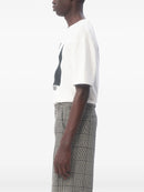 Valentino Chez Valentino Print Jersey T-Shirt in White