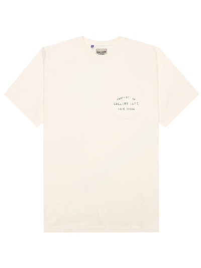 Gallery Dept Property Of Stencil T-Shirt in Cream