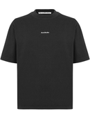 Acne Studios Small Logo Stamp T-Shirt in Black